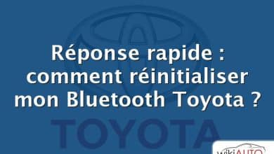 Réponse rapide : comment réinitialiser mon Bluetooth Toyota ?